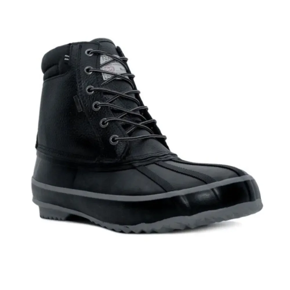 NAUTICA Mens Duck Waterproof Shell Snow & Rain Boot sz 12 Wide NEW # M358